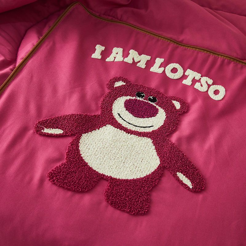 Chăn Gối Ngủ Trưa Điều Hòa Nhiệt Độ In Hình Chuột Mickey / Gấu / Dâu Tây Hoạt Hình