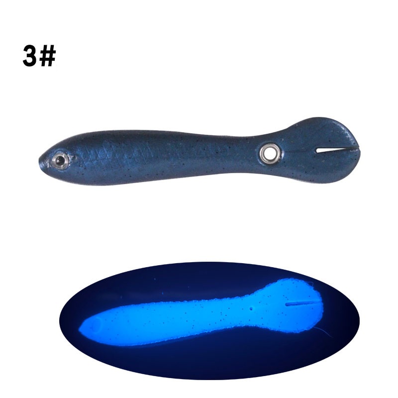 1 Mồi Câu Cá Giả Dạ Quang 10cm 6g