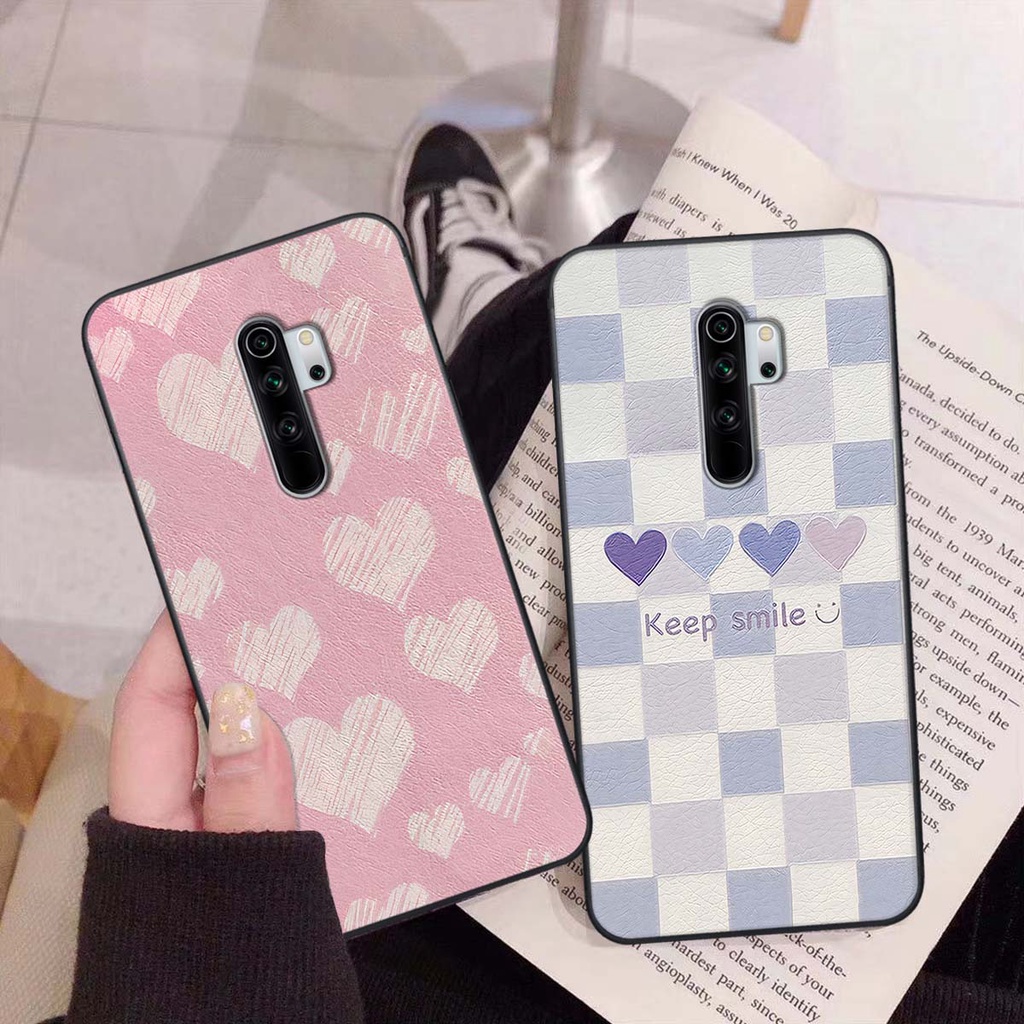 Ốp Xiaomi Redmi Note 8 / Note 8 Pro caro trái tim cá tính, thời trang siêu đẹp, siêu phong cách