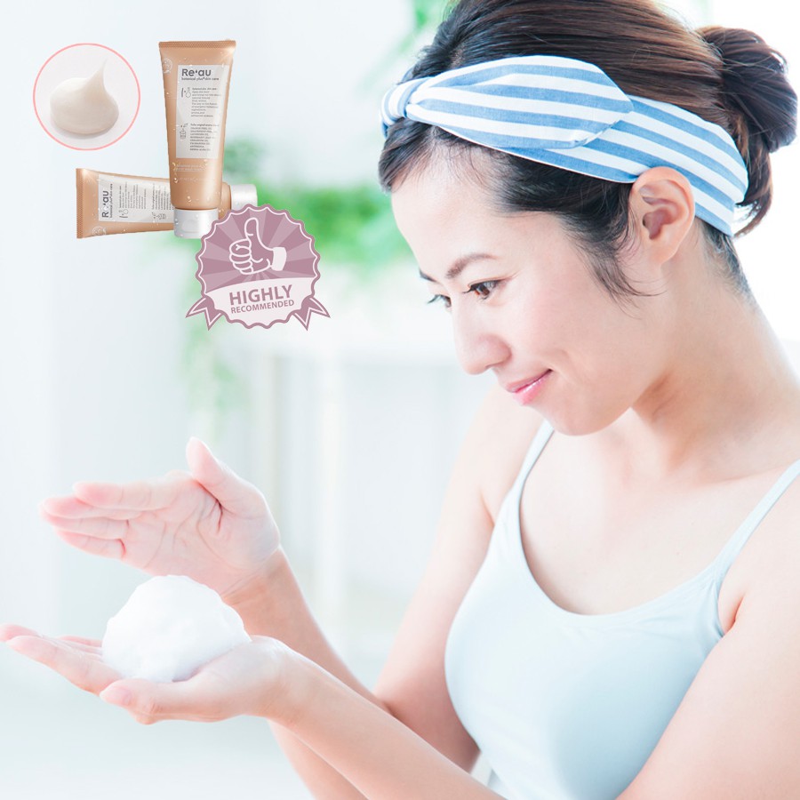 Sữa rửa mặt dưỡng ẩm REAU Nhật Bản thiên nhiên sạch sâu dưỡng trắng chống lão hóa cho da mụn dầu khô hỗn hợp nhạy cảm