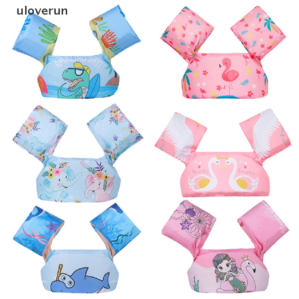 Áo Phao Bơi Họa Tiết Hoạt Hình Dành Cho Bé 2-7 Tuổi