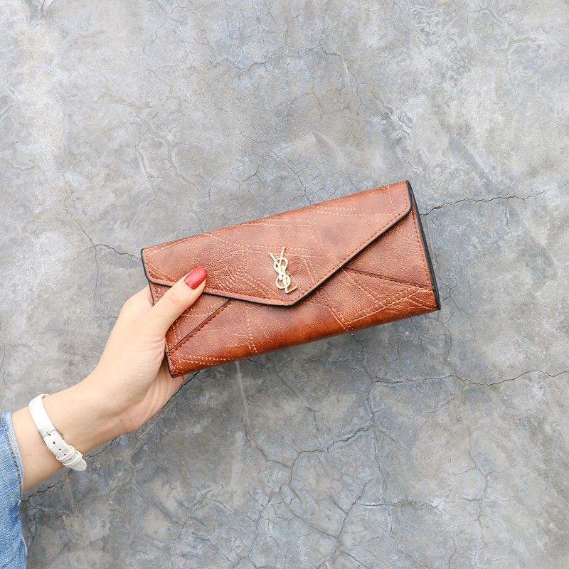 Ví Dài Gập Ba Đa Năng Phong Cách Âu Mỹ 2022