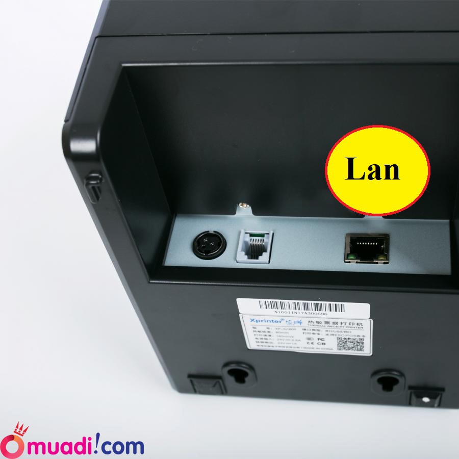 Máy in hóa đơn, in bill Xprinter A160M  - cổng kết nối LAN