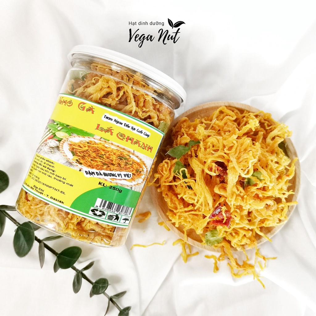 Khô Gà Lá Chanh Nhà Làm Cam Kết Không Chất Bảo Quản (Đồ Ăn Vặt) Sấy Giòn Thơm Ngon 500Gr | BigBuy360 - bigbuy360.vn