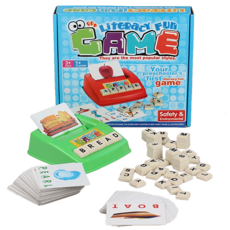 Bộ Trò Chơi Vui Nhộn Học Đọc, Đánh Vần Tiếng Anh Dễ Dàng Cho Bé - LITERACY FUN GAME