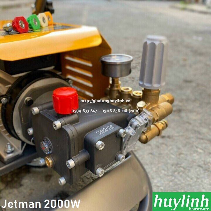 Freeship Máy rửa xe cao áp chuyên nghiệp Jetman JET2200A - 2200W - JET2000S- 2000W