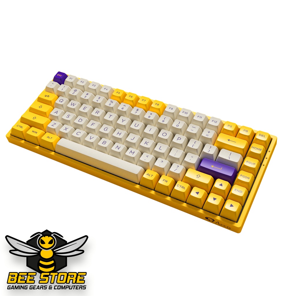 Bàn phím cơ AKKO 3084 Los Angeles - Công nghệ Hotswap - Foam tiêu âm - Hàng chính hãng bảo hành 12 tháng