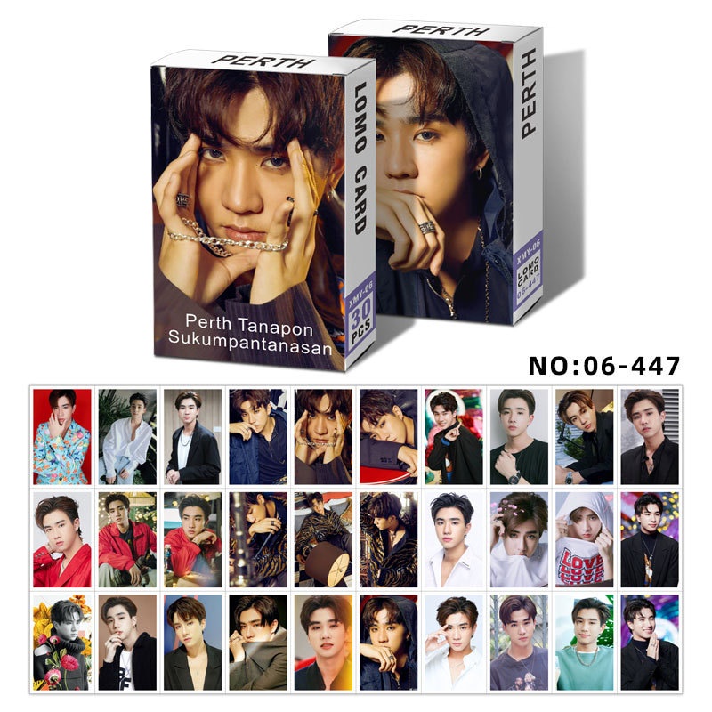 30 Chiếc Kpop Của Boyz Hình Chữ Monsta X Thái Ngôi Sao Perth Offgun Chimon-Wachirawit Thiệp Chúc Mừng Lomo Card