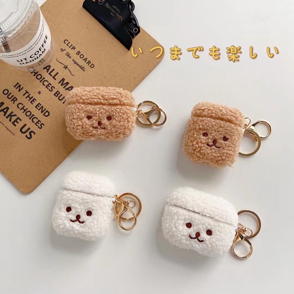 Vỏ bảo vệ bằng tpu mềm hình mặt cười dễ thương hộp sạc tai nghe bluetooth cho airpods 1 / 2 pro
