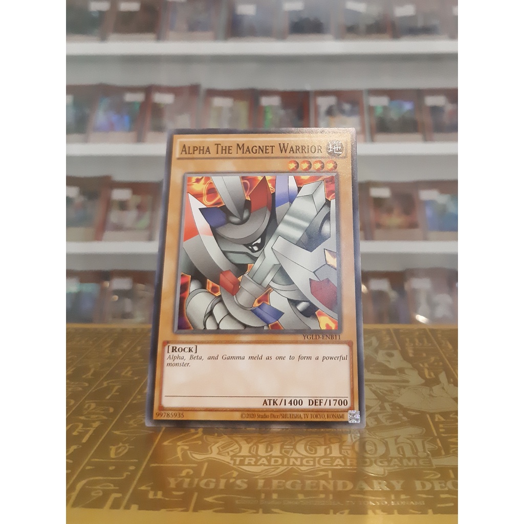 Thẻ Bài YugiOh! Mã YGLD-ENB11 - Alpha The Magnet Warrior - Common - Unlimited