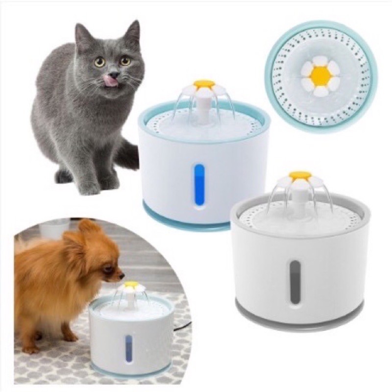 bình lọc nước đài phun nước cho mèo 1,6 lít