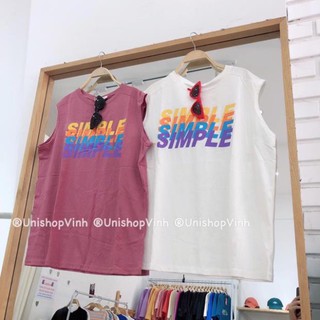 Tank top Simple form rộng