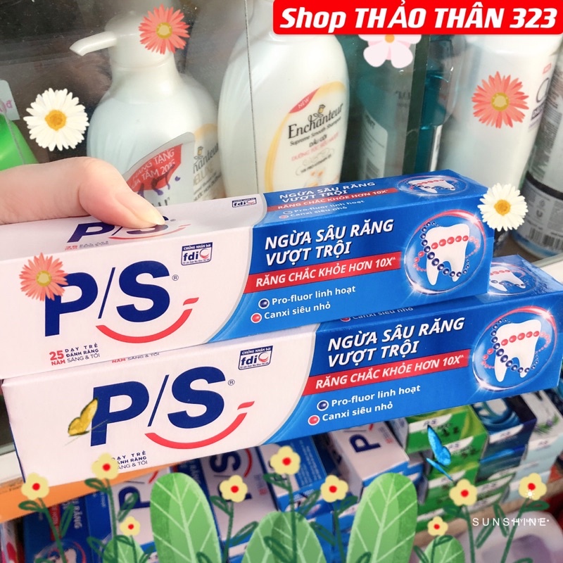 Kem Đánh Răng P/S Ngừa Sâu Răng Vượt Trội/ P/S Trà Xanh / P/S Baking Soda Hương Thảo