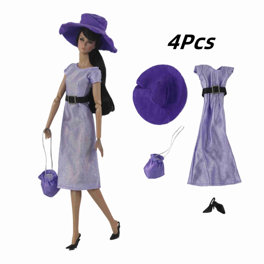 Set 5 Búp Bê barbie 30cm Thay Đổi Màu Sắc Phong Cách Âu Mỹ