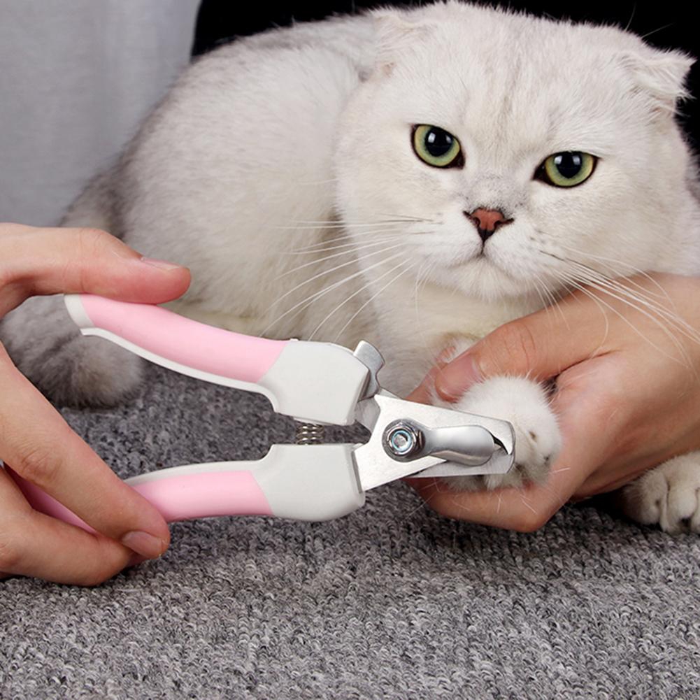 🌸HN Máy cắt móng tay cho thú cưng chuyên nghiệp với thép không gỉ hình liềm Sản phẩm chải lông cho thú cưng size L