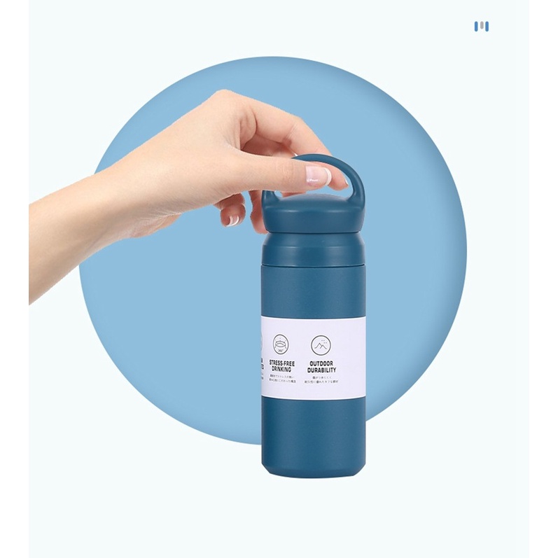 Bình nước giữ nhiệt inox 500ml  TRAVEL TUMBLER chất lượng tốt  -bình nước giữ nhiệt
