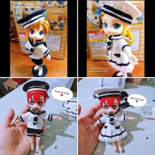 Ob11 - Set 02 - Trang phục thủy thủ cho búp bê obitsu 11, ddf, nendoll, UFdoll, ymy
