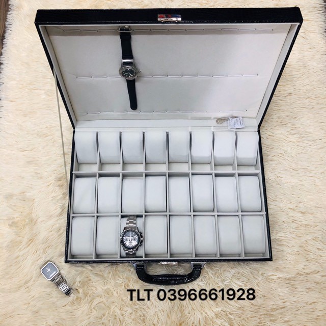 Hộp đựng đồng hồ 36 chiếc có khoá