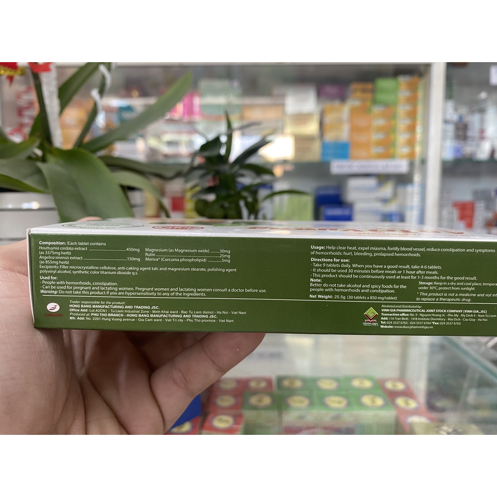 ✅ [Chính Hãng] An Trĩ Vương dùng cho người bị bệnh trĩ, táo bón