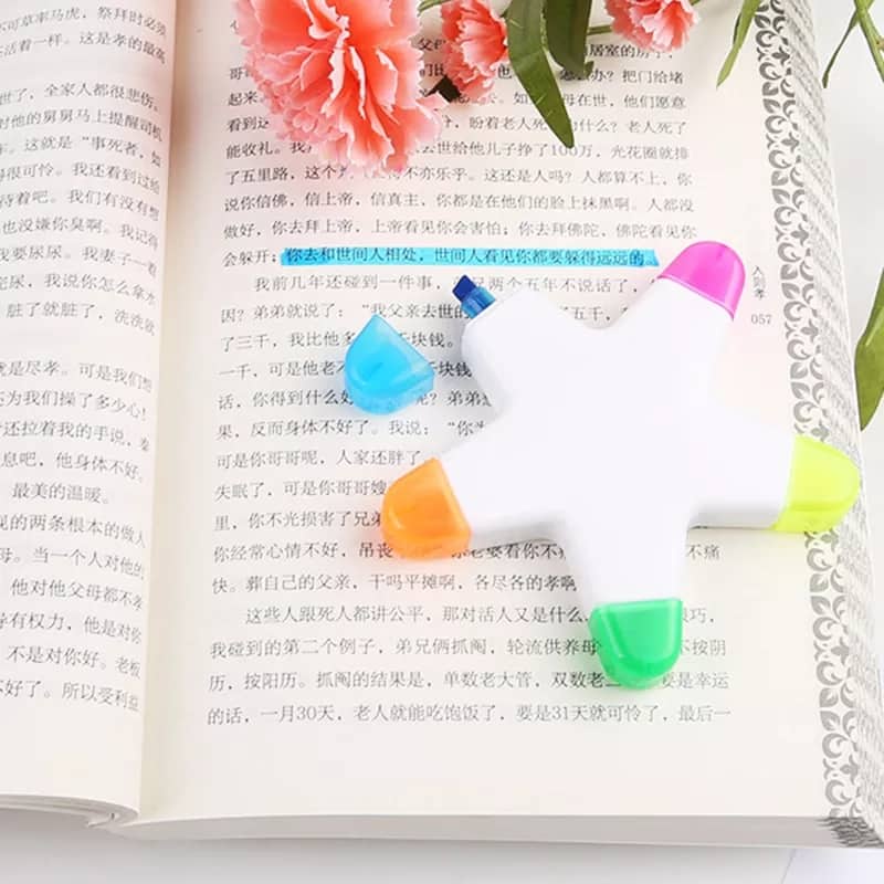 Bút Nhớ Dòng Bút Đánh Dấu Bút Highligher Hình Sao 5 Màu Đẹp Cho Học Sinh Sinh Viên Nhân viên Văn phòng
