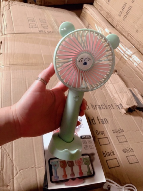 Quạt mini cầm tay có đế | BigBuy360 - bigbuy360.vn