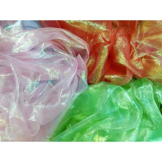 Vải hologram nhiều màu ( Scrunchies - Bandana - Phụ kiện... )