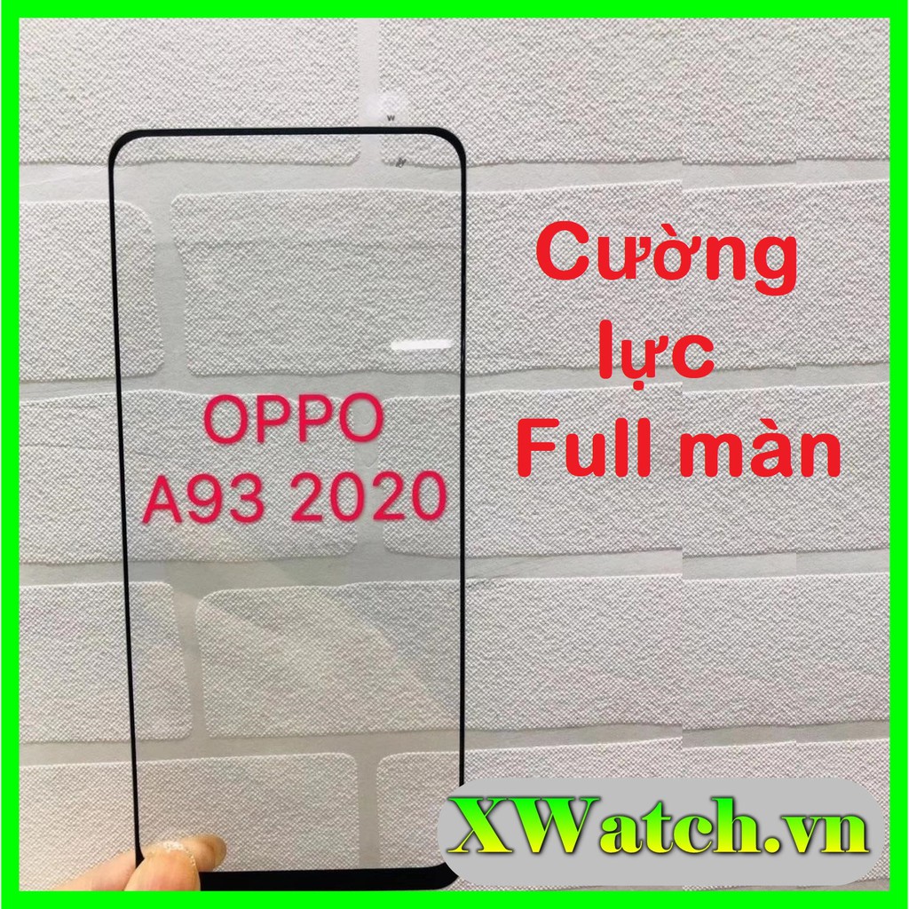 Cường Lực Full màn Full keo Oppo A93 2020