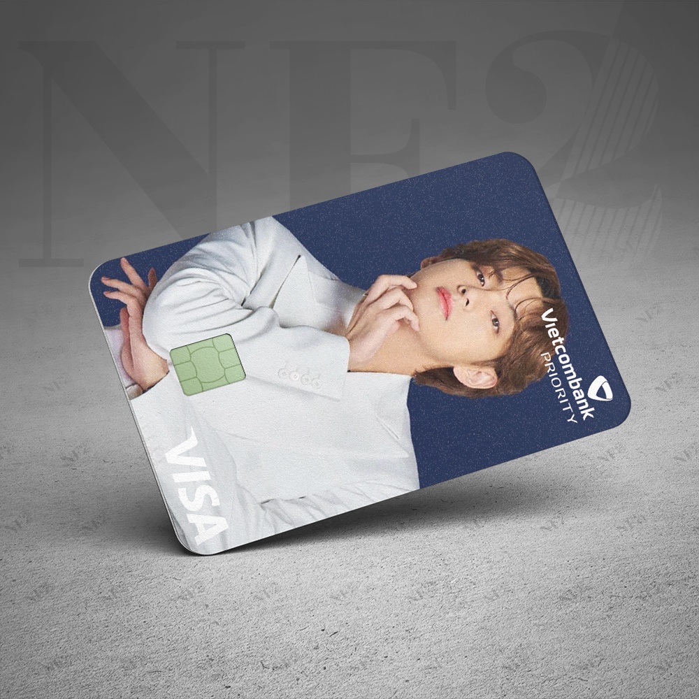 BTS x PLD - Decal Sticker Thẻ ATM  Miếng Dán Trang Trí NF2 Cards