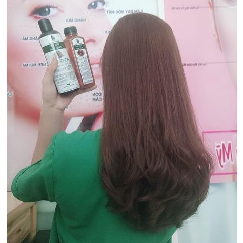 [Tặng kèm chai pha] COMBO thảo dược VV Natural Cosmetic ngăn rụng tóc, dưỡng tóc mềm mượt, phục hồi tóc chuyên sâu