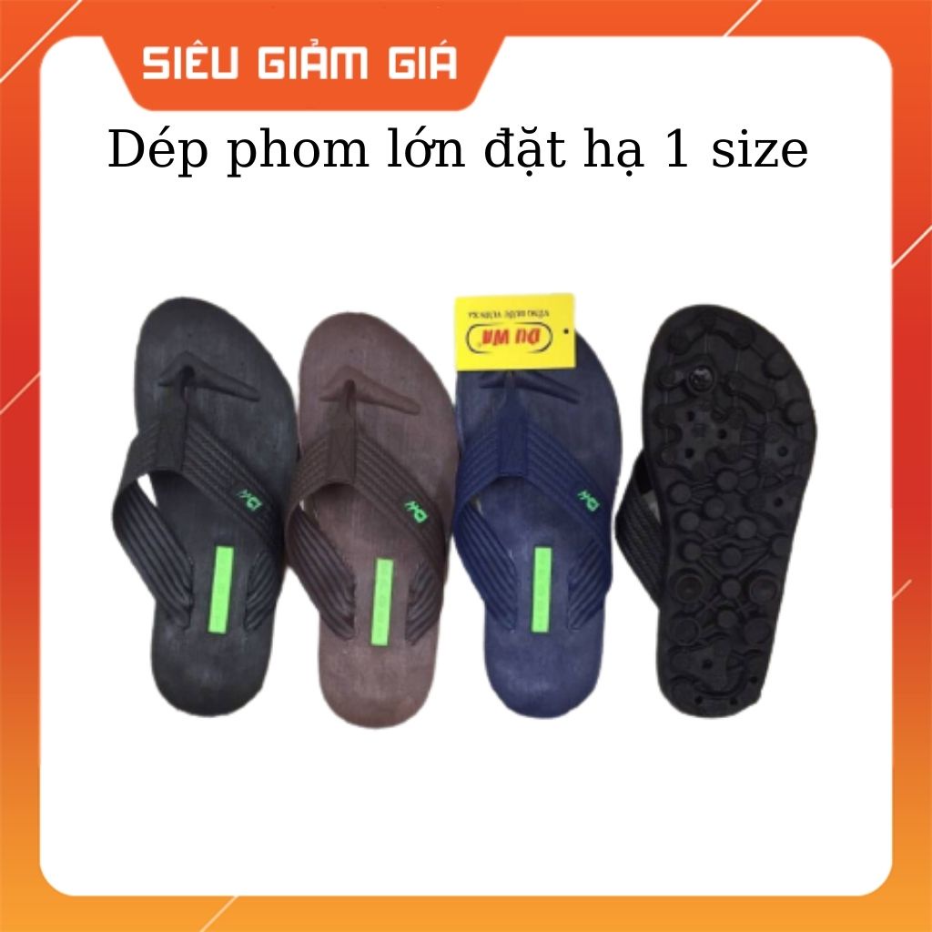 Dép xỏ ngón Nam, Dép kẹp quai gài Nam DUWA, Dép đinh chống Trơn Trượt, đế cao su non siêu êm, siêu nhẹ, thời trang