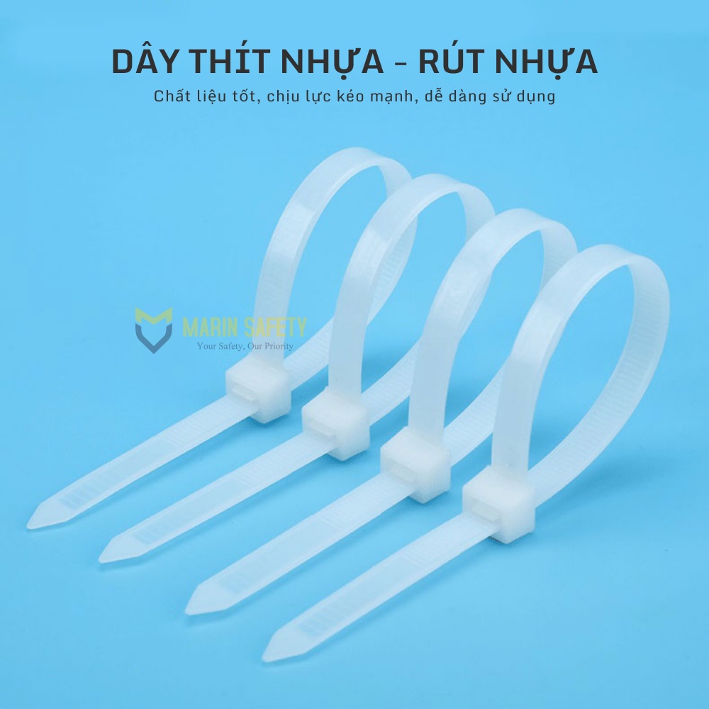 Dây rút nhựa buộc hàng Cable Tie (gói 100 cái)