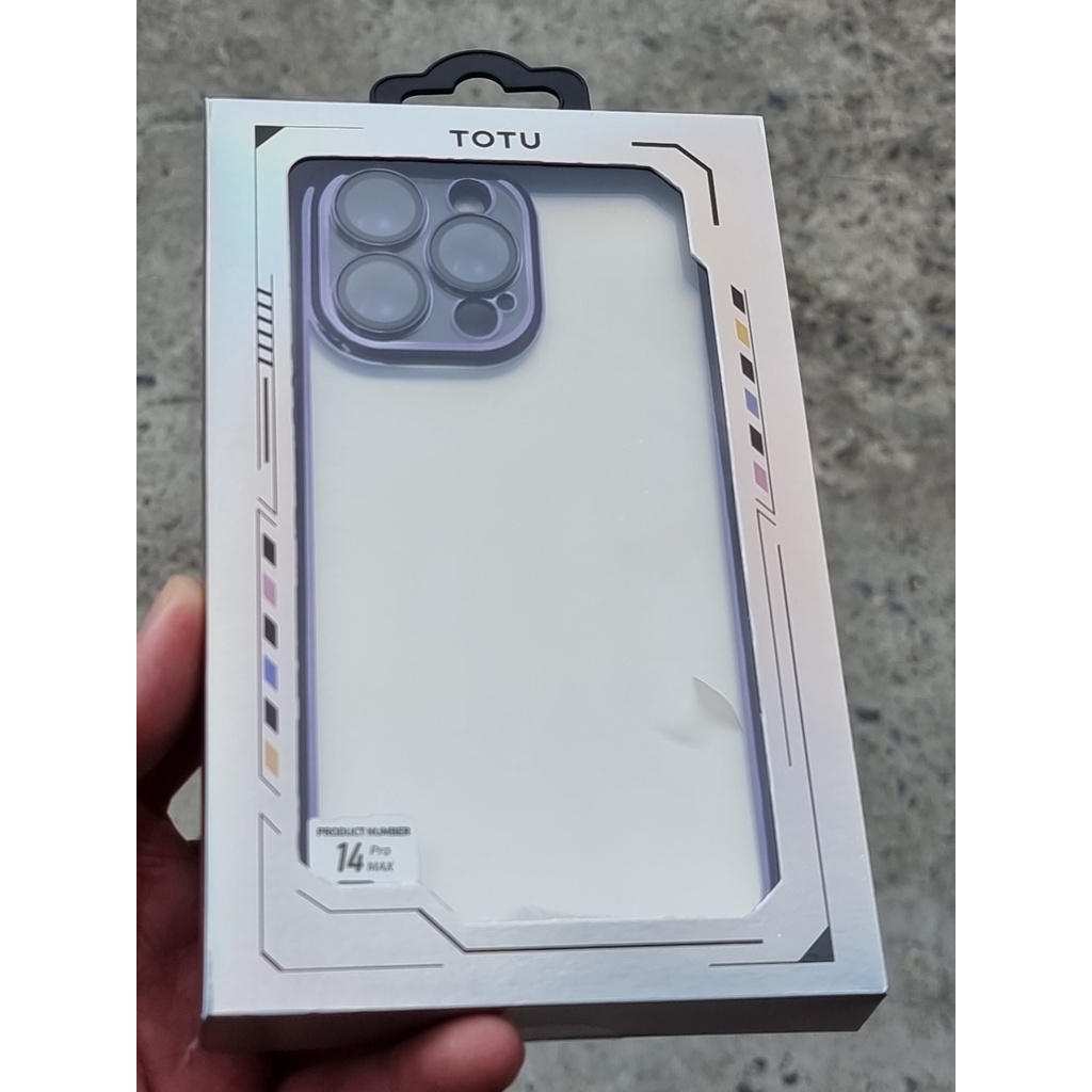 Ốp lưng TOTU trong bảo vệ mắt camera iPhone 14, 14 Pro, 14 Plus, 14 Pro max trong dẻo viền màu siêu đẹp