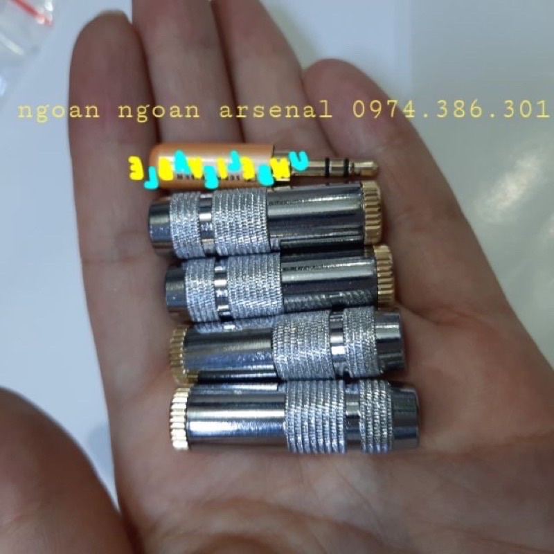 Jack 3.5 phone loại 4 khấc hãng SENNHEISER, PALIC...3,5 ly đực cái hàn dây