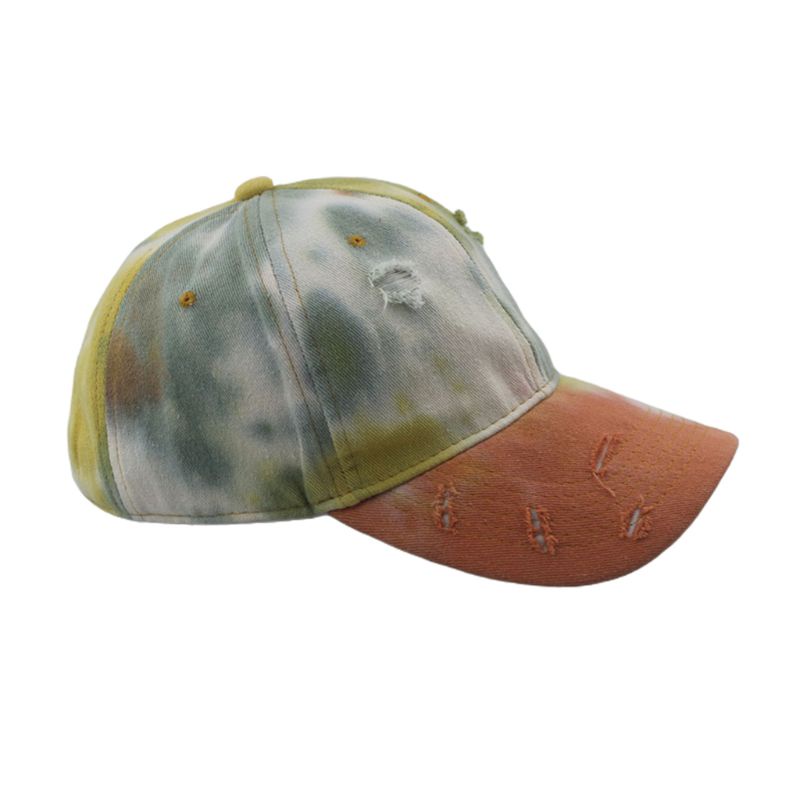 Mũ Lưỡi Trai Nhuộm Màu Gradient Phong Cách Vintage Thời Trang Unisex