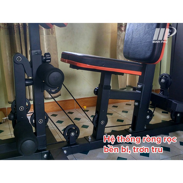 [Tặng găng tay tập GYM] Giàn tạ đa năng JL-708A ⚡ Dụng cụ tập GYM cao cấp giá tốt với trên 30 bài tập