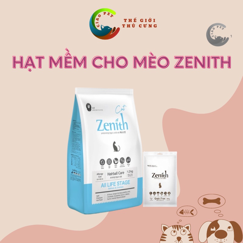 Hạt mềm cho mèo ZENITH siêu ngon