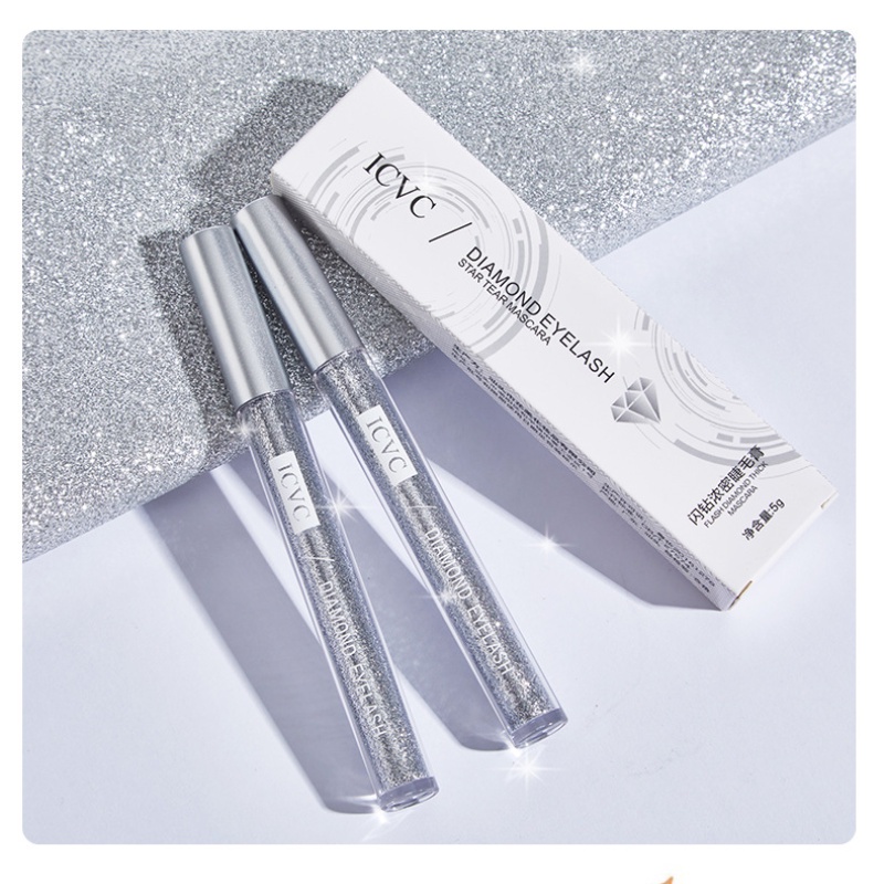 [Hàng mới về] Mascara ICVC kim sa lấp lánh chống bám mồ hôi lâu trôi dành cho trang điểm | BigBuy360 - bigbuy360.vn