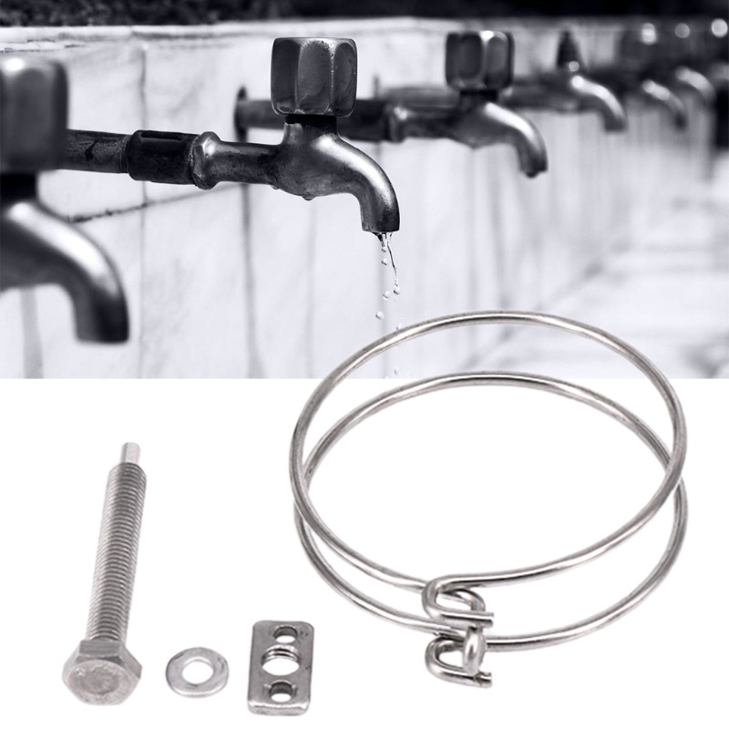 Kẹp Ống Đôi Bằng Thép Điều Chỉnh Được Chuyên Dụng Cho Bể bơi / Công Nghiệp