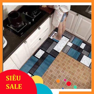 Bộ 2 thảm nhà bếp hình 3d