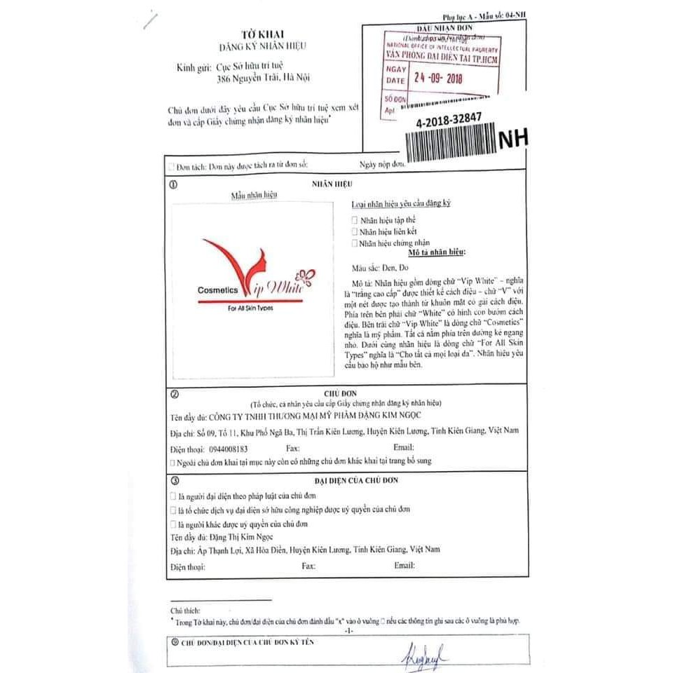 Kem Body Truyền Trắng Thượng Hạng VIP White Chính Hãng - 8938521762300