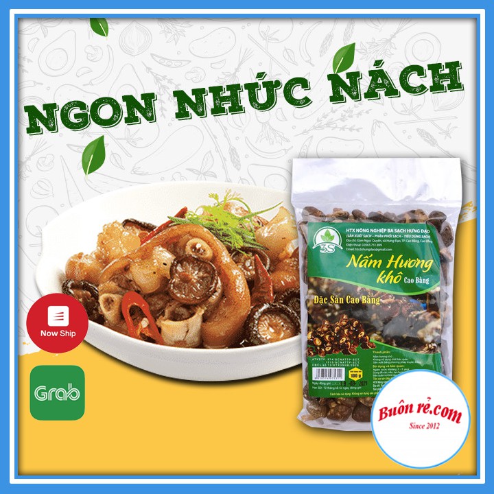 Nấm hương khô loại 100g Cao Bằng thơm ngon – Buôn rẻ 01390