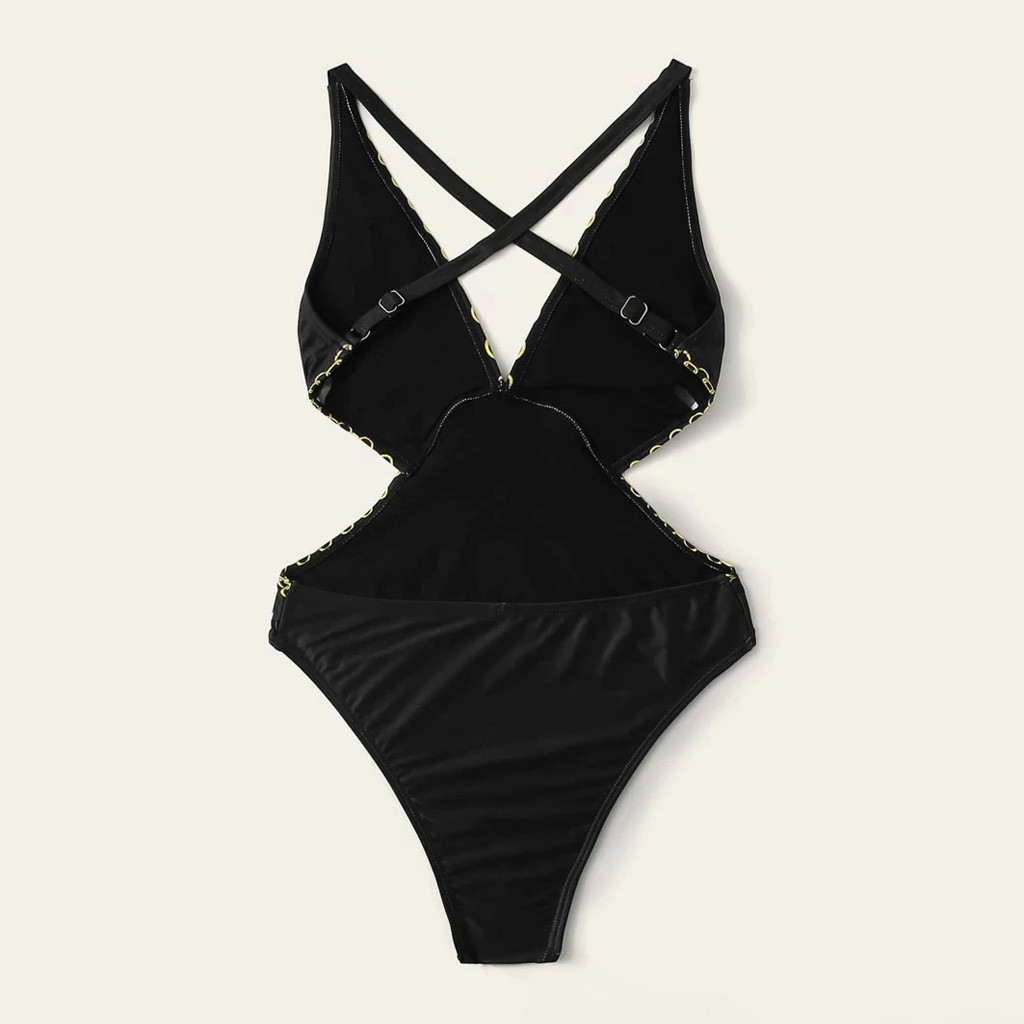 Bộ Bikini Liền Thân Cổ V Quyến Rũ Cho Nữ | BigBuy360 - bigbuy360.vn