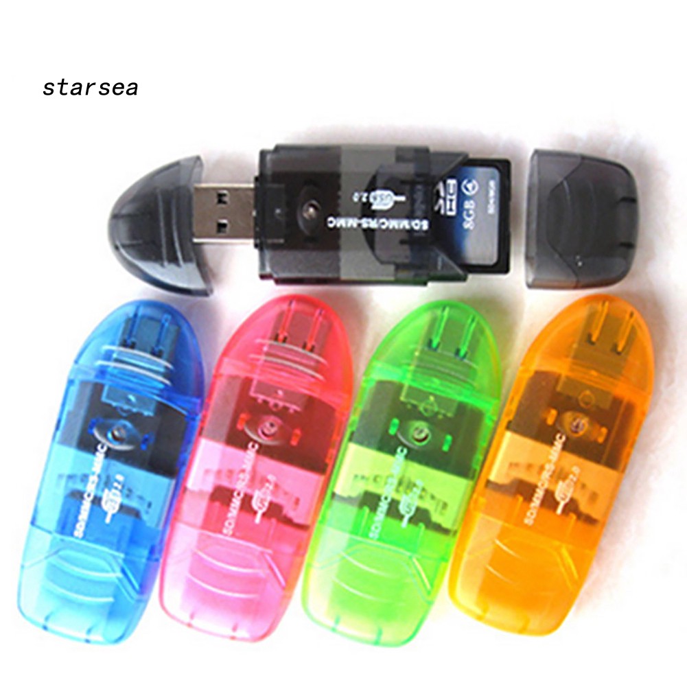 STSE_Durable Mini Micro USB 2.0 Memory Card Reader Writer Adapter for SD MMC RS