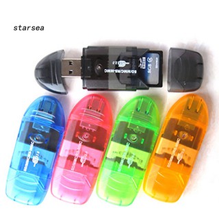 STSE_Durable Mini Micro USB 2.0 Memory Card Reader Writer Adapter for SD MMC RS