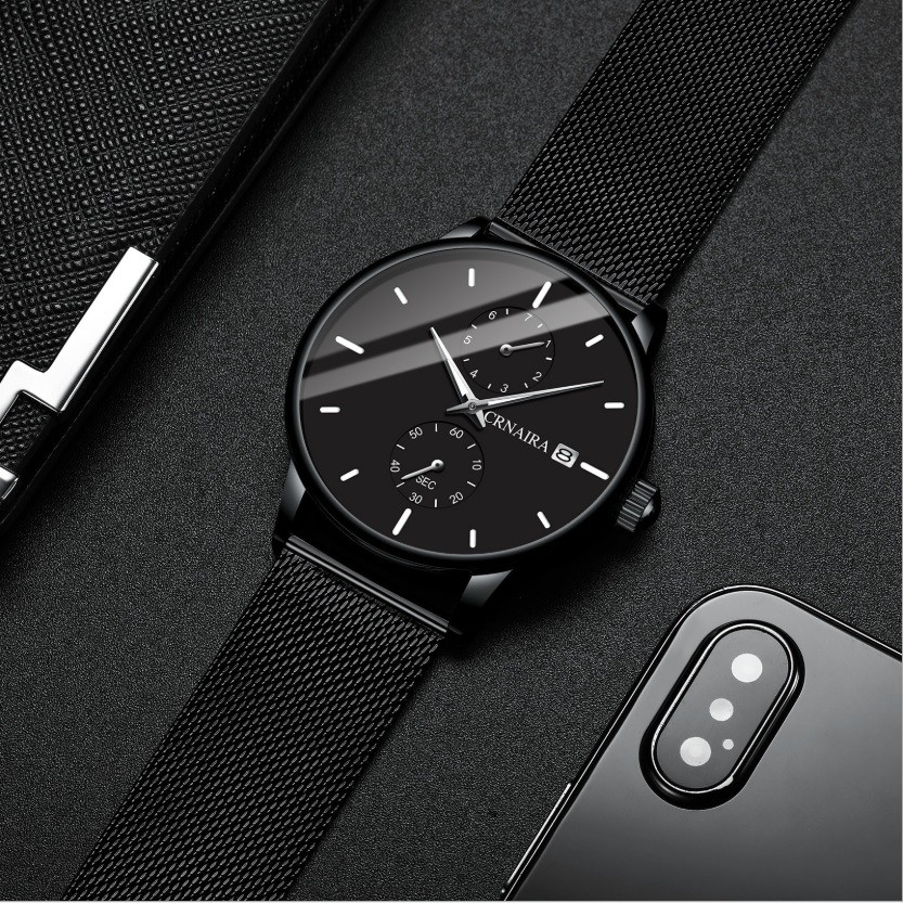 Đồng hồ nam dây lưới thép siêu đẹp Crnaira CR898 | BigBuy360 - bigbuy360.vn