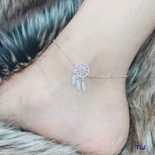 Lắc chân bạc dream catcher