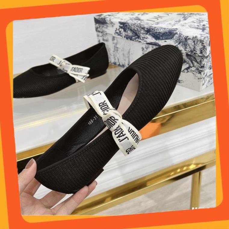 Giày Búp Bê, Bệt Quai Chữ dior hàng fullbox