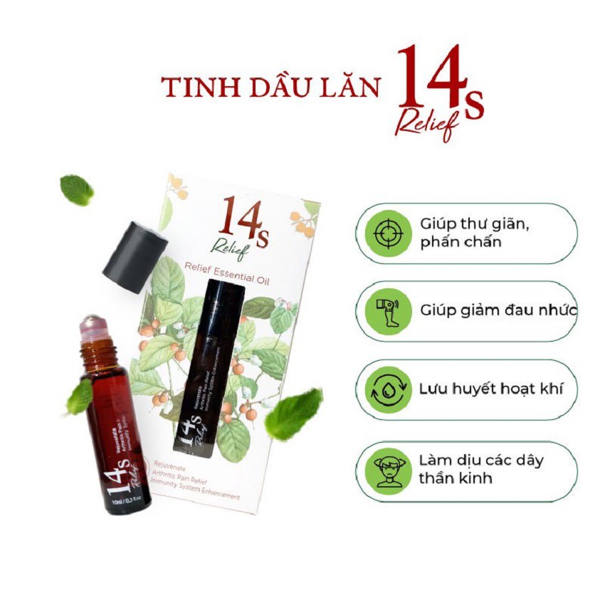 Tinh dầu lăn 2 trong 1 14S 14S2428 Relief 10ml