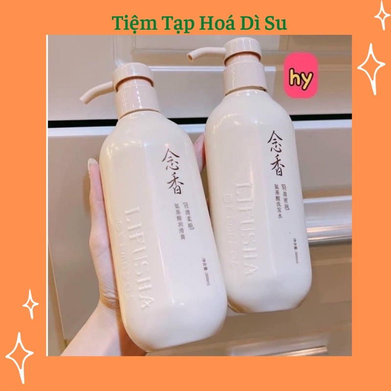 Combo dầu gội+xả+sữa tắm Lifusha Sakura hoa anh đào Nhật Bản siêu thơm mềm mịn quyến rũ, mượt mà óng ả và mịn