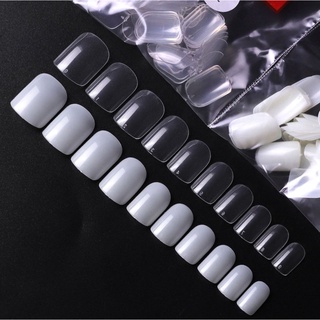 Móng giả úp vuông ngắn Hàn Quốc ( gói 500 móng)